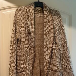 Max Studio Brown and White Trench Coat